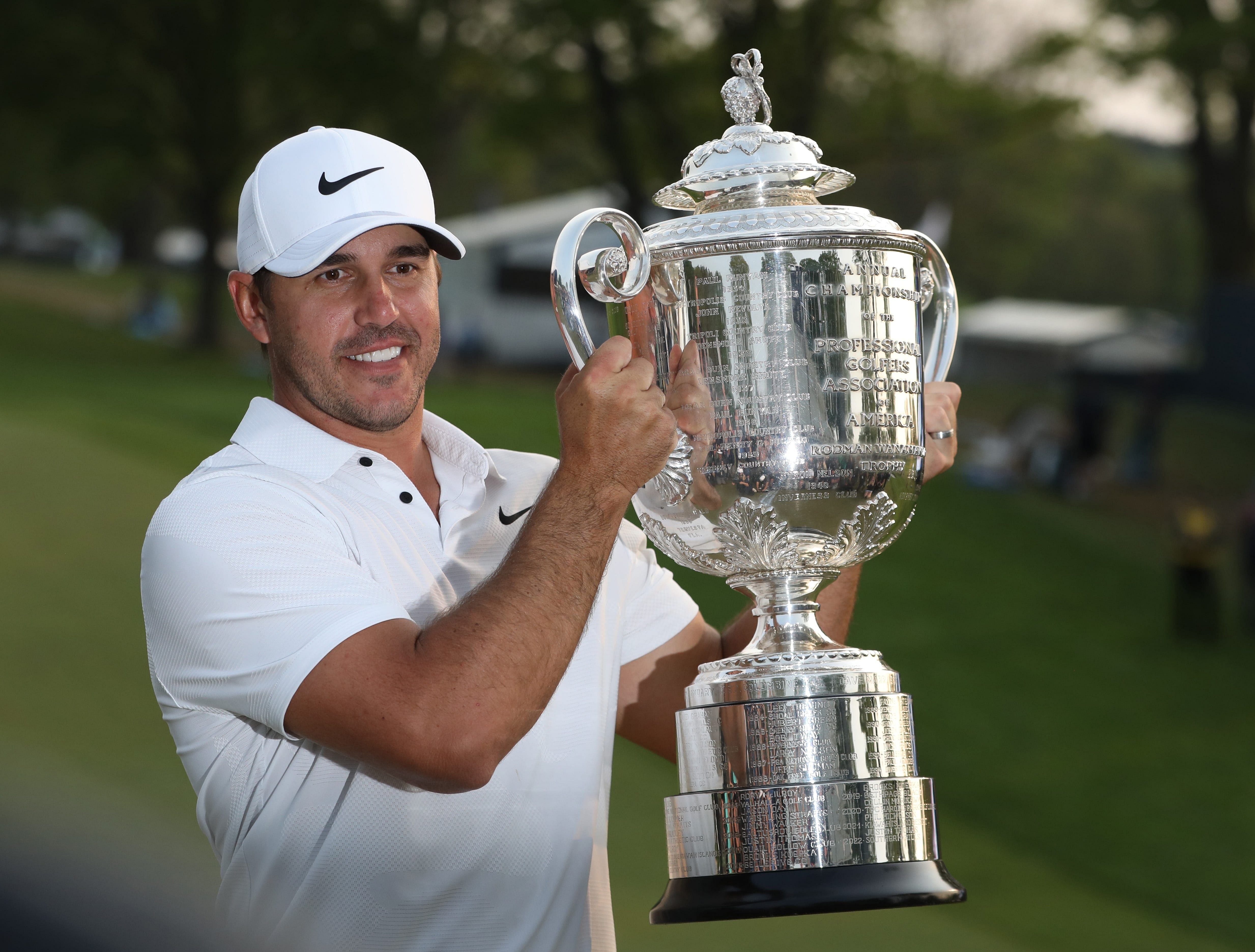 Brooks Koepka after winning the event for the third time - Source: Imagn